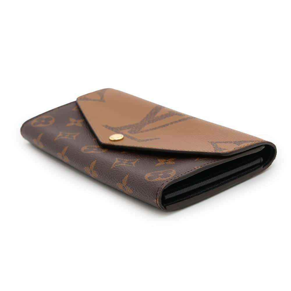 ルイヴィトン 長財布 モノグラム・ジャイアント モノグラム・リバース ポルトフォイユ・サラ M80726 LOUIS VUITTON ブラック 黒