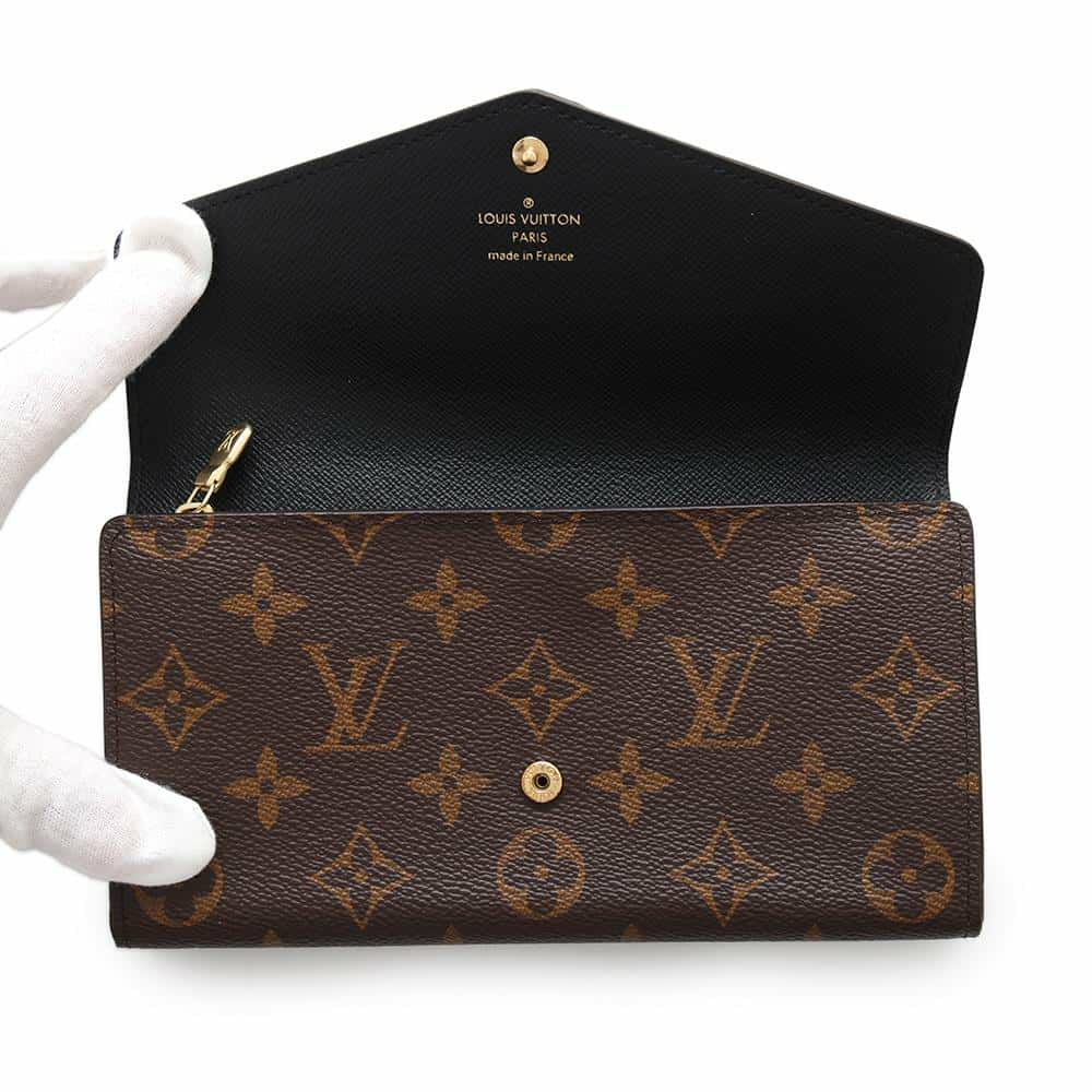 ルイヴィトン 長財布 モノグラム・ジャイアント モノグラム・リバース ポルトフォイユ・サラ M80726 LOUIS VUITTON ブラック 黒