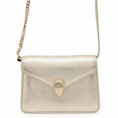 ブルガリ ショルダーバッグ セルペンティ フォーエバー マイクロ カルングレザー BVLGARI 安心保証
