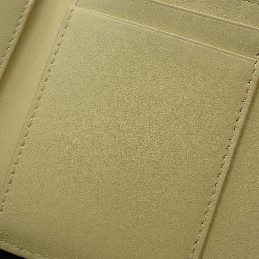 クリスチャン・ディオール 三つ折り財布 レディディオール ロータスウォレット カナージュ S0181ONMJ