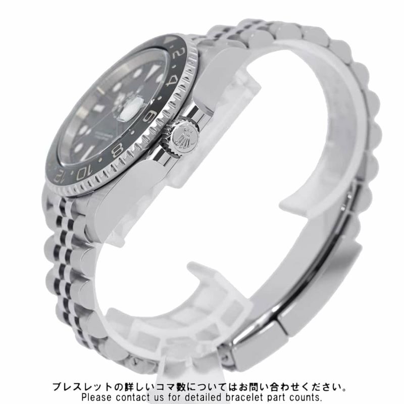 ロレックス GMTマスター2 ランダムシリアル ルーレット 126710GRNR ROLEX 腕時計 黒文字盤