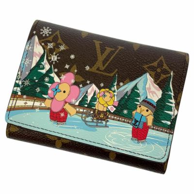 ルイヴィトン 財布 モノグラム・アンプラント ポルトフォイユ・ヴィクトリーヌ M80968 LOUIS VUITTON 黒 ベージュ |  中古・新品ブランド販売ギャラリーレア公式通販