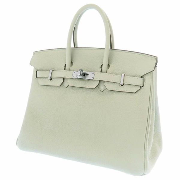 エルメス バーキン25 グリネヴェ/シルバー金具 トゴ B刻印 HERMES Birkin ハンドバッグ