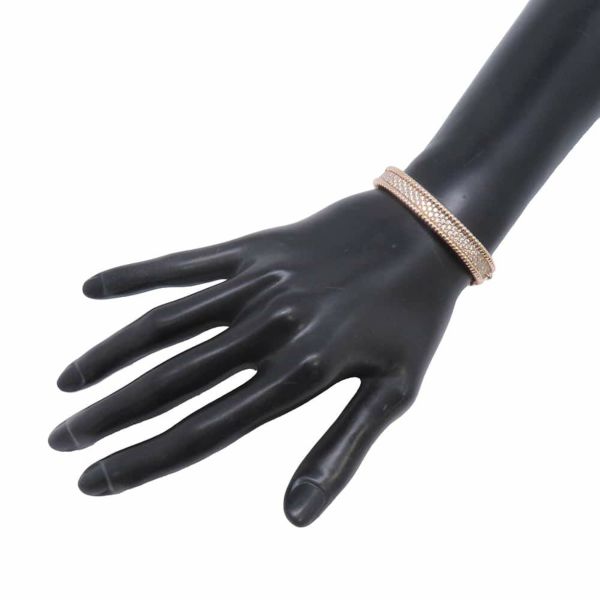 ヴァンクリーフ&アーペル ブレスレット ペルレ 3連モデル エクストラスモール ダイヤ 254P 2.99ct K18PGピンクゴールド VCARO14900
