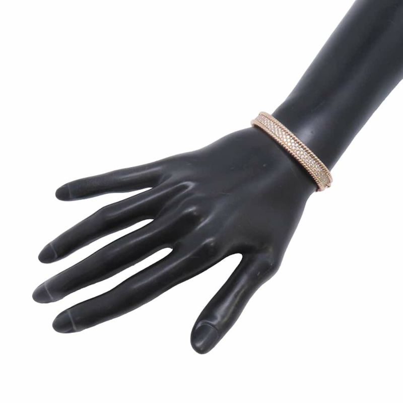 ヴァンクリーフ&アーペル ブレスレット ペルレ 3連モデル エクストラスモール ダイヤ 254P 2.99ct K18PGピンクゴールド VCARO14900