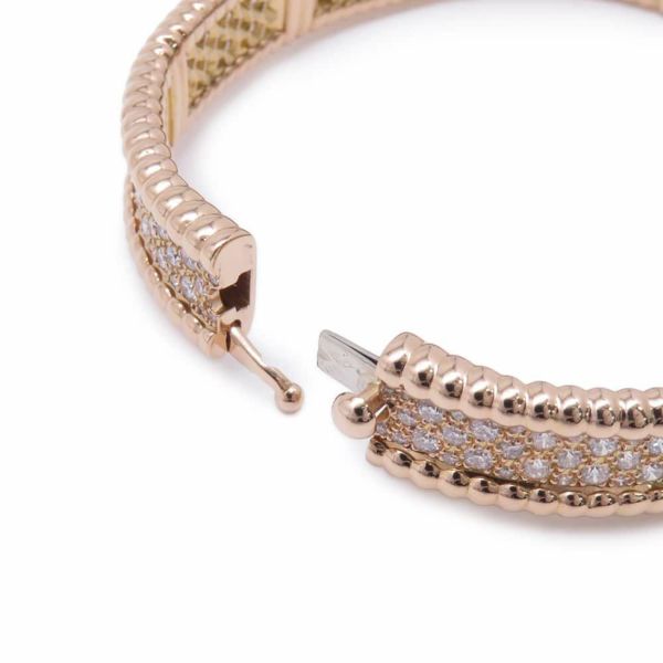 ヴァンクリーフ&アーペル ブレスレット ペルレ 3連モデル エクストラスモール ダイヤ 254P 2.99ct K18PGピンクゴールド VCARO14900