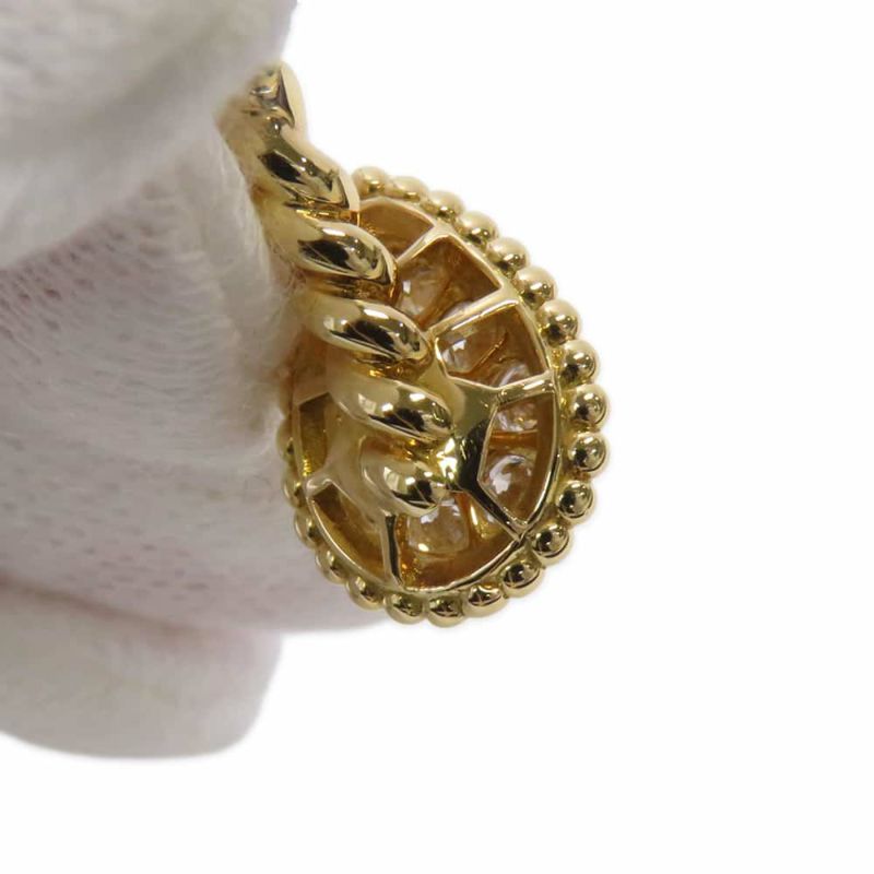 ブシュロン ブレスレット セルパンボエム ツイン モチーフ バングル ダイヤ 16P 計0.64ct K18YGイエローゴールド サイズ17 JBT00817