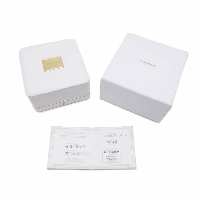 ブシュロン ブレスレット セルパンボエム ツイン モチーフ バングル ダイヤ 16P 計0.64ct K18YGイエローゴールド サイズ17 JBT00817