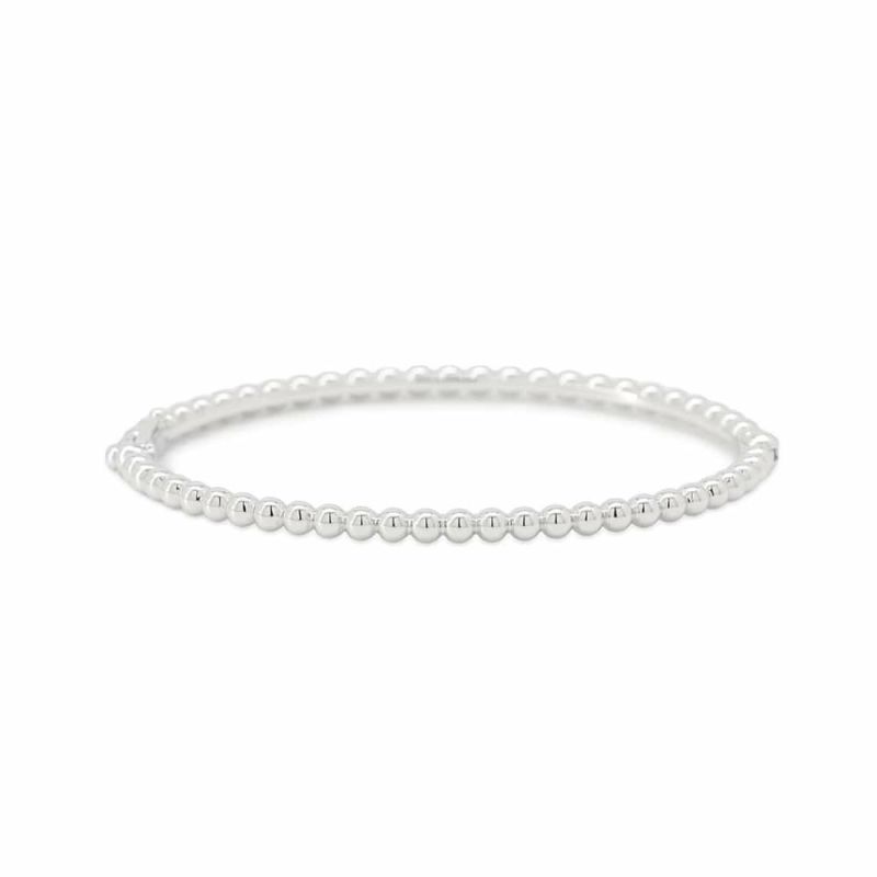 ヴァンクリーフ&アーペル ブレスレット ペルレ ゴールドパール ミディアム K18WGホワイトゴールド VCARO7A900 バングル ジュエリー