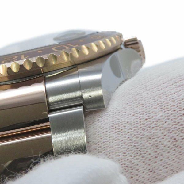 ロレックス GMTマスター2 デイト SS/K18PG 126711CHNR ROLEX 腕時計 エバーローズゴールド 黒文字盤