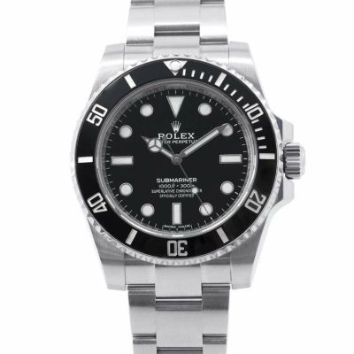ロレックス サブマリーナ ノンデイト ランダムシリアル ルーレット 114060 ROLEX 腕時計 ウォッチ 黒文字盤 安心保証