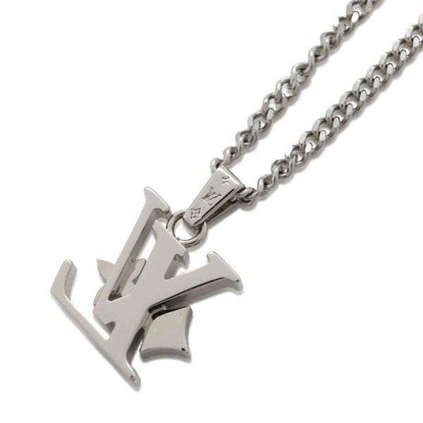 ルイヴィトン ネックレス ペンダント・モノグラム ロウ メタル M02254 LOUIS VUITTON アクセサリー