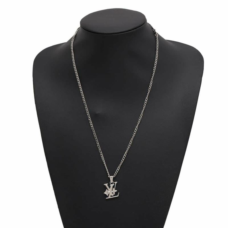 ルイヴィトン ネックレス ペンダント・モノグラム ロウ メタル M02254 LOUIS VUITTON アクセサリー