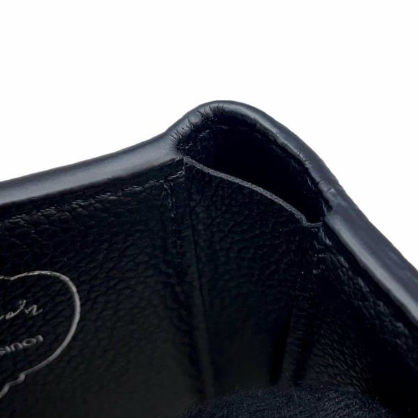 ルイヴィトン 三つ折り財布 モノグラム・アンプラント LV×YK ポルトフォイユ・ヴィクトリーヌ M81956 草間彌生 ブラック 黒