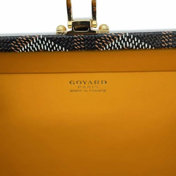 ゴヤール ショルダーバッグ ミノディエール PVC/レザー GOYARD トランク 黒
