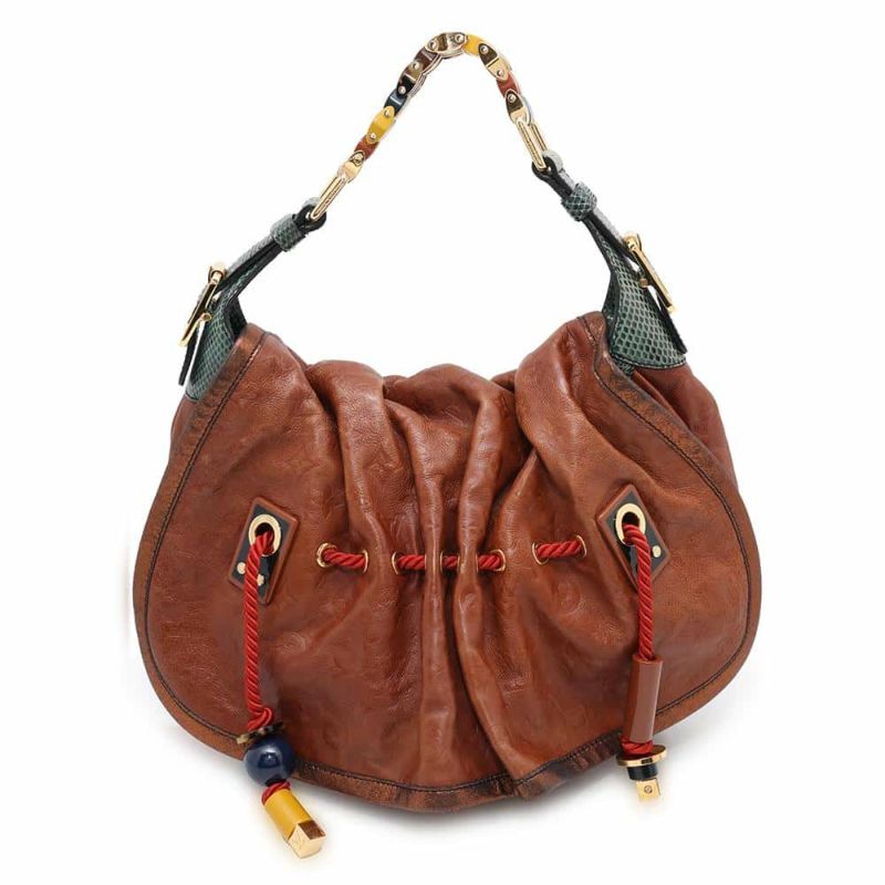 ルイヴィトン ショルダーバッグ モノグラム・エピス パイソン カラハリGM M97002 LOUIS VUITTON ワンショルダー