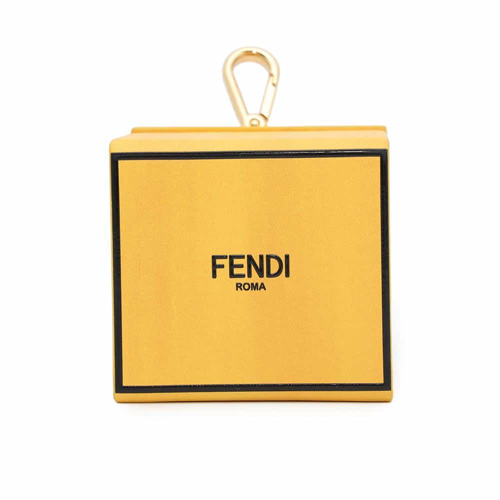 フェンディ キーホルダー ミニボックス レザー 7AR894 FENDI チャーム 