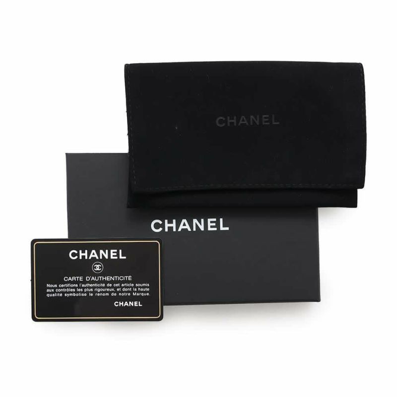 シャネル カードケース マトラッセ ココマーク キャビアスキン AP0213 CHANEL 定期入れ 名刺入れ パスケース 黒