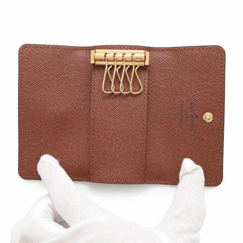 ルイヴィトン 4連キーケース モノグラム ミュルティクレ4 M69517 LOUIS VUITTON キーホルダー キーリング