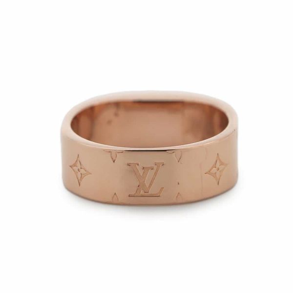 ルイヴィトン リング モノグラム パターン ナノグラム リングサイズS M00213 LOUIS VUITTON