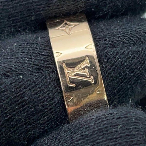 ルイヴィトン リング モノグラム パターン ナノグラム リングサイズS M00213 LOUIS VUITTON