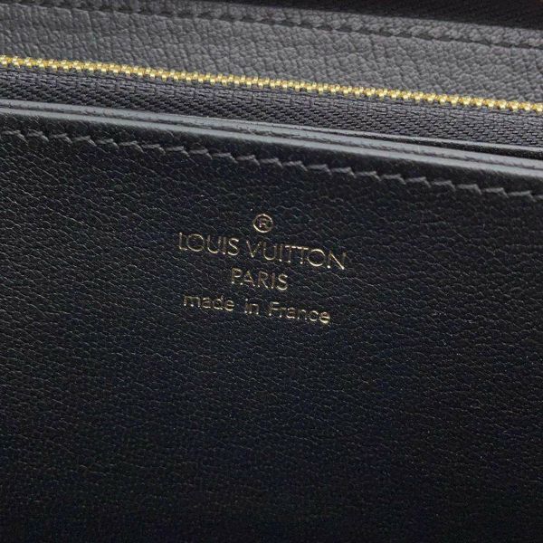 ルイヴィトン 長財布 パイソン ジッピーウォレット N80686 LOUIS VUITTON 財布 ブラック 黒