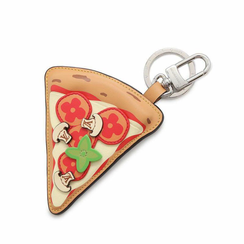 ルイヴィトン キーホルダー ピザ モノグラム M02189 LOUIS VUITTON バッグチャーム