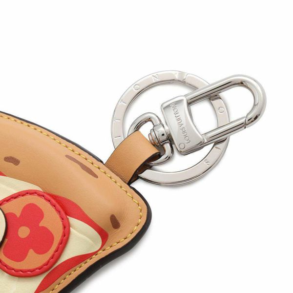 LOUIS VUITTON ピザ型キーホルダー　正規品　新品未使用バッグチャーム LOUIS VUITTON ピザ型キーホルダー 正規品 新品未使用バッグ