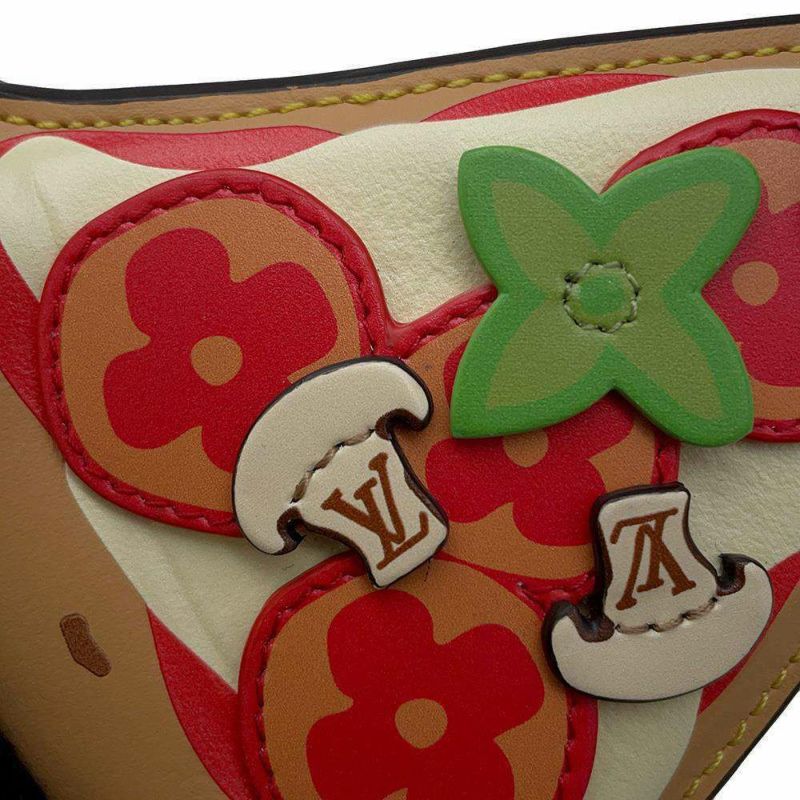 ルイヴィトン キーホルダー ピザ モノグラム M02189 LOUIS VUITTON バッグチャーム