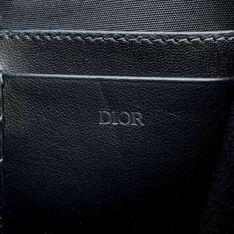 クリスチャン・ディオール ショルダーバッグ CDダイヤモンド 2ESBC119DCO Christian Dior 黒