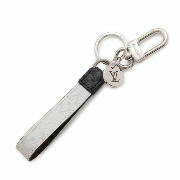 ルイヴィトン キーホルダー モノグラム・ホワイト モノグラム・エクリプス ポルト クレ・ドラゴンヌ M64168 バッグチャーム 白