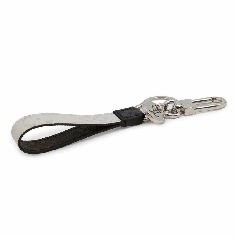 ルイヴィトン キーホルダー モノグラム・ホワイト モノグラム・エクリプス ポルト クレ・ドラゴンヌ M64168 バッグチャーム 白