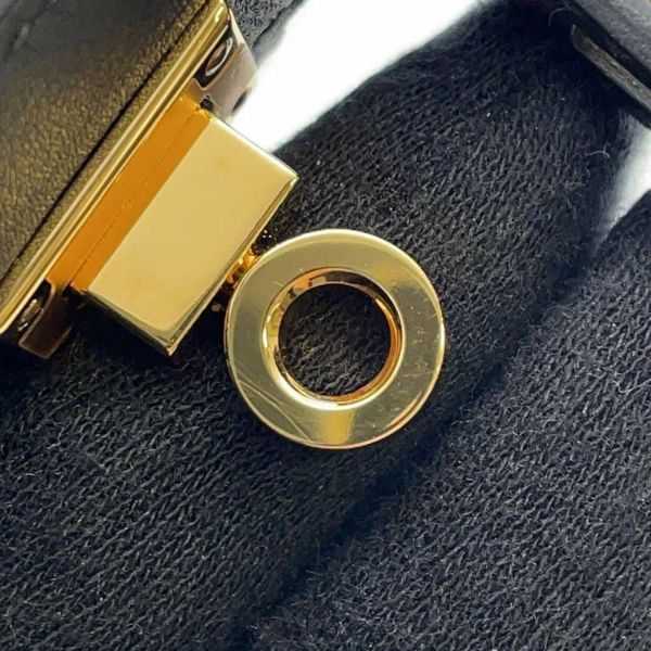 エルメス ブレスレット ケリーツイスト PM ブラック/ゴールド金具 スイフト B刻印 サイズT2 アクセサリー 黒