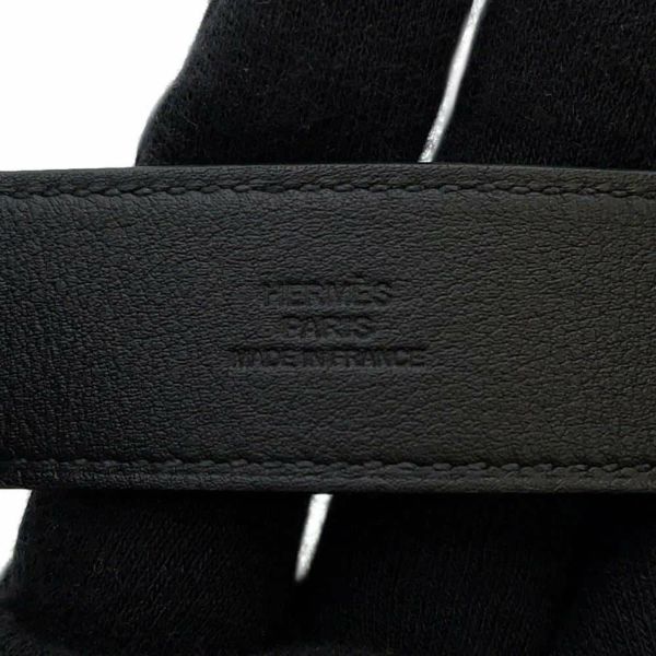 エルメス ブレスレット ケリーツイスト PM ブラック/ゴールド金具 スイフト B刻印 サイズT2 アクセサリー 黒
