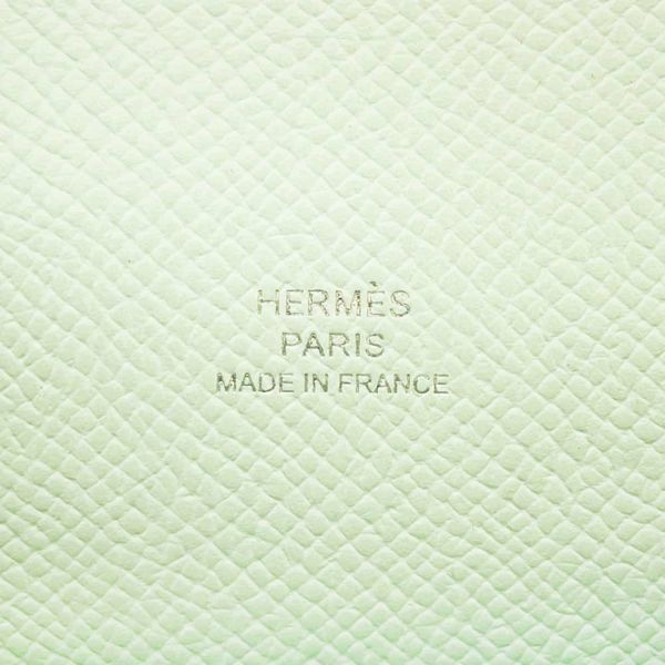 エルメス ショルダーウォレット ナップ トゥーゴー ヴェールペパーミント/シルバー金具 エプソン W刻印