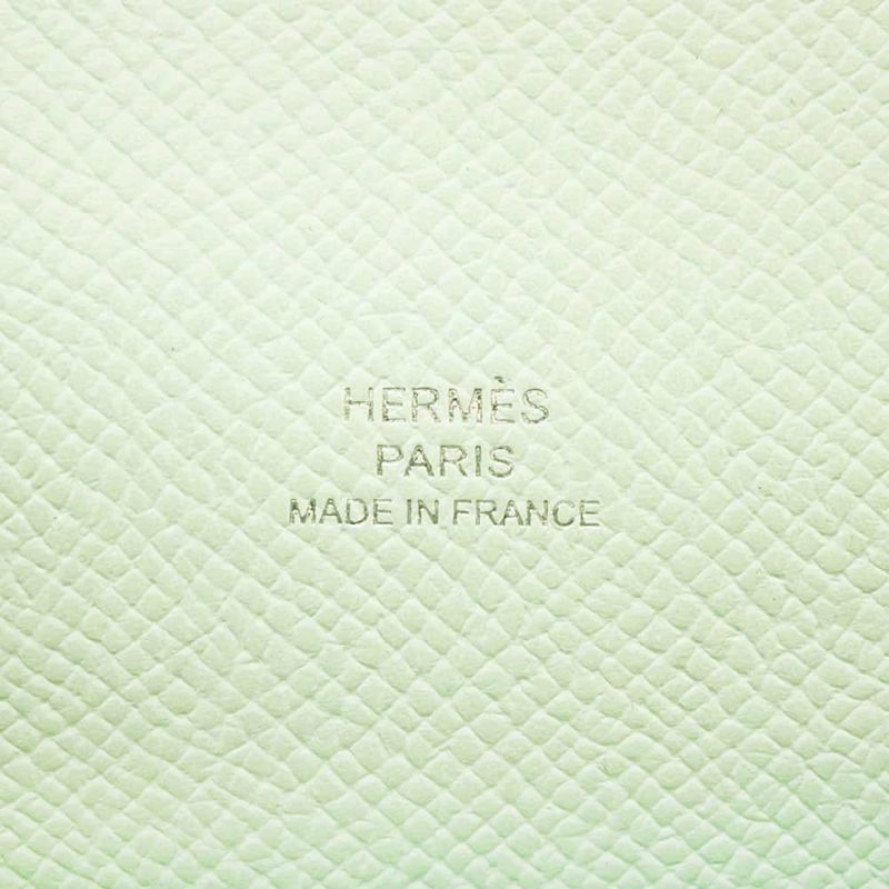 エルメス ショルダーウォレット ナップ トゥーゴー ヴェールペパーミント/シルバー金具 エプソン W刻印