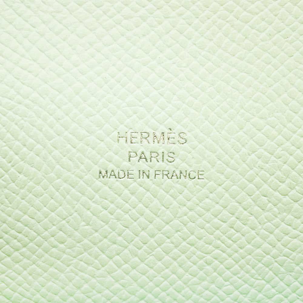 エルメス ショルダーウォレット ナップ トゥーゴー ヴェールペパーミント/シルバー金具 エプソン W刻印
