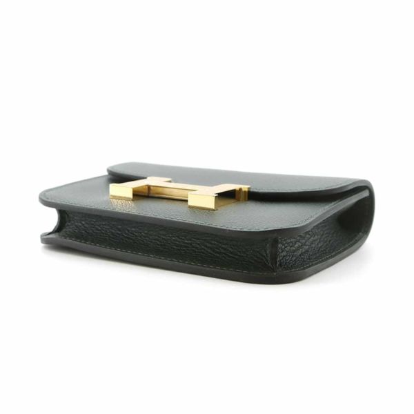 エルメス 財布 コンスタンス スリム ヴェルソ ヴェールフォンセ/ヴェールモワイヤン/ゴールド金具 エバーカラー W刻印
