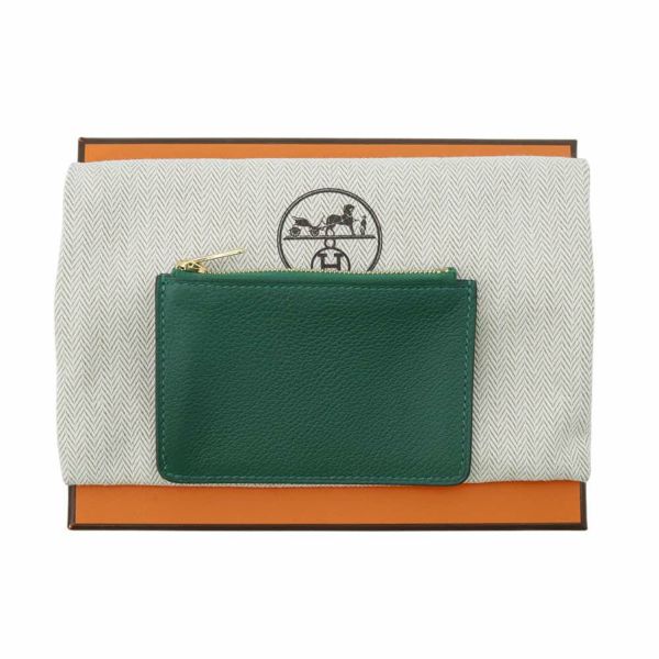 エルメス 財布 コンスタンス スリム ヴェルソ ヴェールフォンセ/ヴェールモワイヤン/ゴールド金具 エバーカラー W刻印
