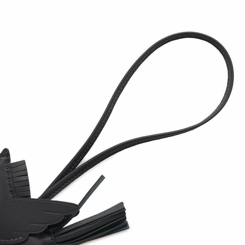 エルメス バッグチャーム ロデオPM ペガサス アルドワーズ ラムスキン W刻印 HERMES チャーム