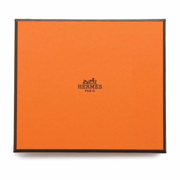 エルメス コインケース アザップコンパクト シルクイン グリメイヤー/シルバー金具 エプソン W刻印