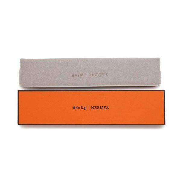 エルメス エアタグ AirTag バッグチャーム アップル ゴールド/ジョーヌドール スイフト HERMES バッグアクセサリー