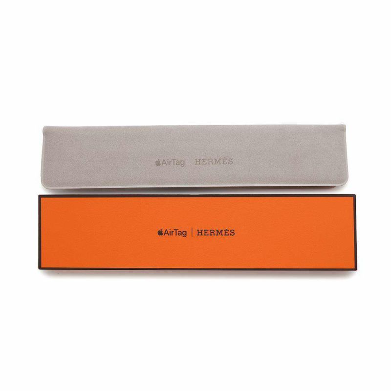 エルメス エアタグ AirTag バッグチャーム アップル ゴールド/ジョーヌドール スイフト HERMES バッグアクセサリー
