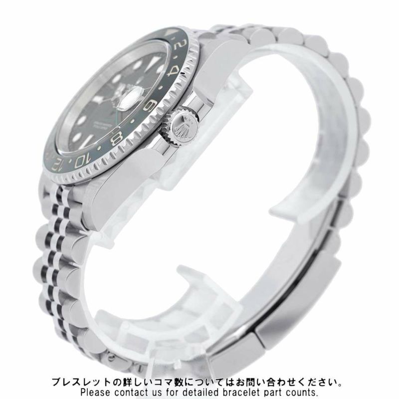 ロレックス GMTマスター2 ランダムシリアル ルーレット 126710GRNR ROLEX 腕時計 黒文字盤