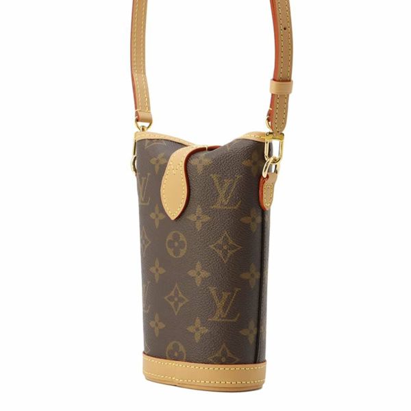 ルイヴィトン ショルダーバッグ  モノグラム フォールド・ミー ポーチ M80874 LOUIS VUITTON ヴィトン バッグ ポーチ ブラウン