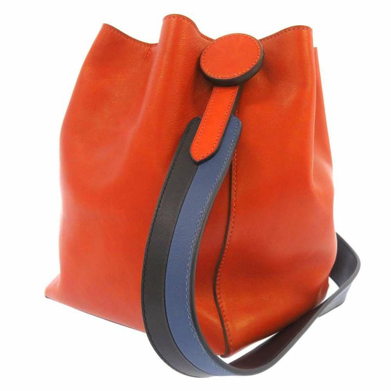 エルメス リコル・エルメス 17 カプシーヌ/ブルーブライトン/ブルーインディゴ/スイフト/エバーカラー C刻印