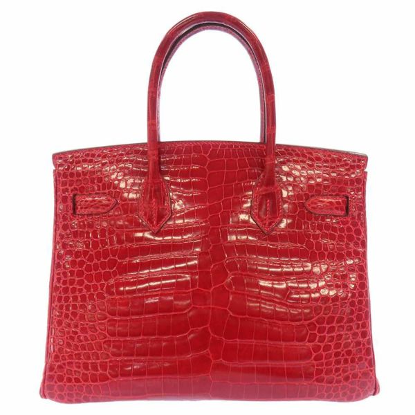 エルメス バーキン30 ブレイズ/シルバー金具 ポロサスシャイン □H刻印 HERMES Birkin ハンドバッグ