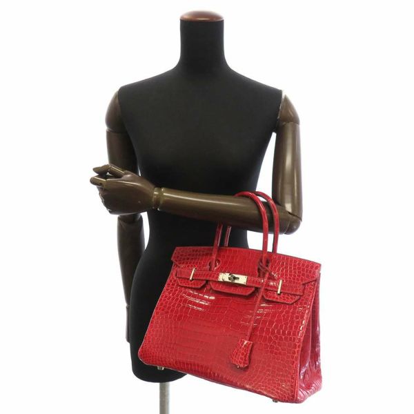 エルメス バーキン30 ブレイズ/シルバー金具 ポロサスシャイン □H刻印 HERMES Birkin ハンドバッグ