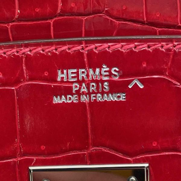 エルメス バーキン30 ブレイズ/シルバー金具 ポロサスシャイン □H刻印 HERMES Birkin ハンドバッグ