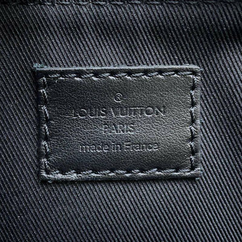 ルイヴィトン ボディバッグ モノグラム・マカサー クリストファー・バムバッグ M45337 ヴィトン メンズ ブラック 黒